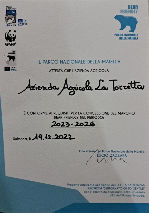 Azienda Agrituristica La Torretta Tocco da Casauria Eksteriør bilde